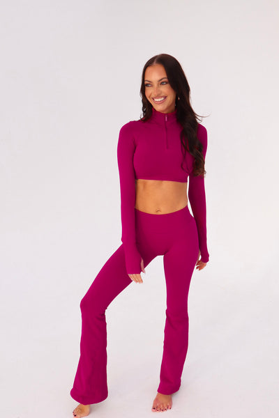Worthy Cropped Jacket - Mulberry
